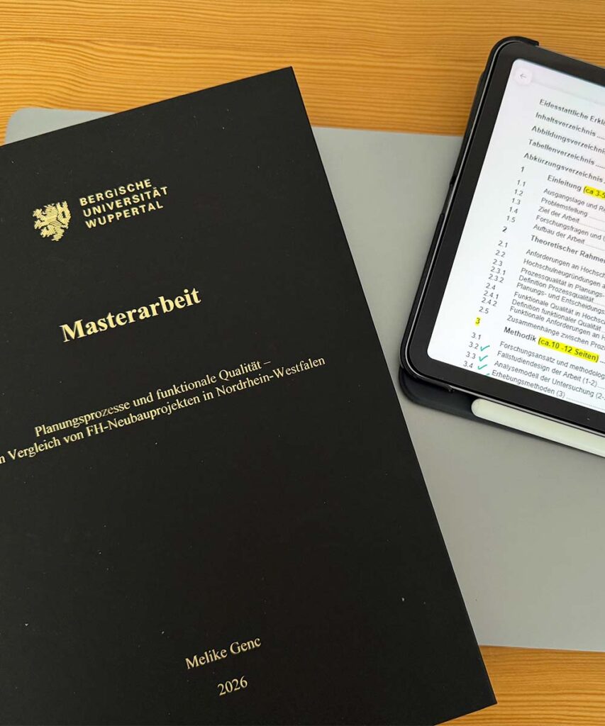 Master­ar­beit: Ziel­kon­flikte im Hoch­schulbau